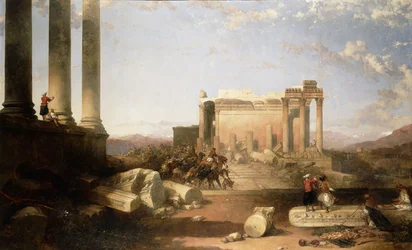 Ruins of the Temple of the Sun at Baalbec