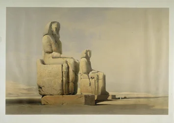 The Memnon Colossi at Thebes