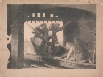 Duke of Gloucester Taken into the Water Gate of Calais, 1380