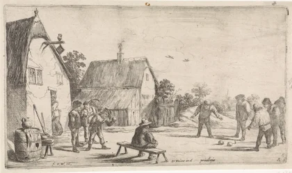 Peasants Playing Boules