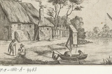 Landscape with Farm and Water