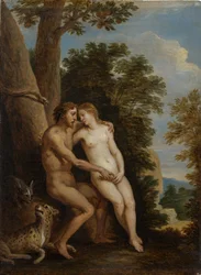 Adam and Eve in Paradise