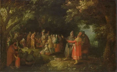 John the Baptist Preaching