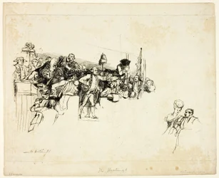 Charles James Fox on the Hustings at Covent Garden