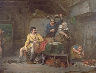 King Alfred Burning the Cakes