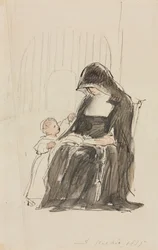Nun Reading to a Child, 1835