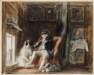 The Disabled Commodore in his Retirement at Greenwich Hospital