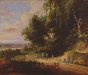 Landscape with Gypsy Figures
