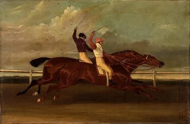 Actaeon Beating Memnon in the Great Subscription Purse at York, August 1826