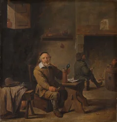 Elderly Man Seated in a Tavern
