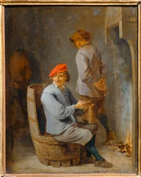 Tavern. Smoker at the Barrel