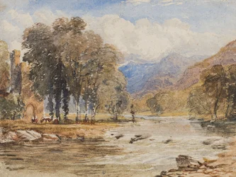 River Landscape, Probably Scotland