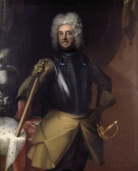 Carl Gustaf Mörner (1658-1721), count, royal councillor, field marshal, president of the court of appeal, married to 1. Baroness Catharina Margareta Bonde, 2. Countess Christina Anna Bielke