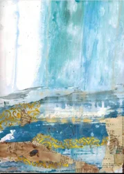 Abstract Ocean Gold