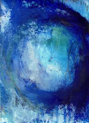 Deep Blue Swirl