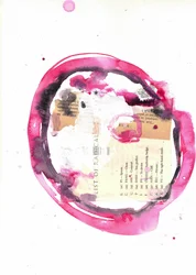 Pink Abstract Ring Collage