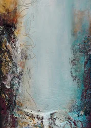 Textured Blue Flow