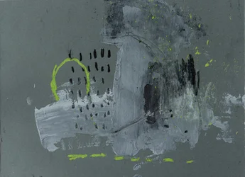 Urban Grey Neon Abstract
