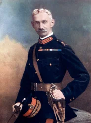 Major-General G Barton, commanding the 6th Infantry Brigade, 1902