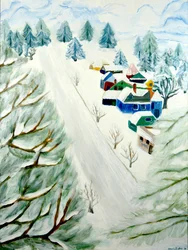 Village Snow, 2014