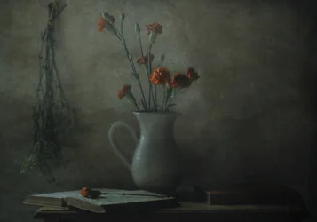 Quiet Carnation Still Life