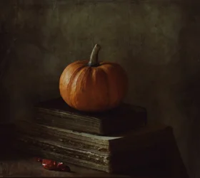Rustic Pumpkin Still Life