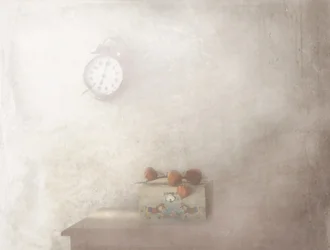 Vintage Clock Still Life