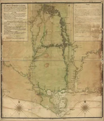 Particular Map of a Part of Louisiana Where the Rivers and Routes Were Estimated and Measured by Steps, by Messrs. Broutin, de Vergés, Engineers & Saucier, Draughtsman