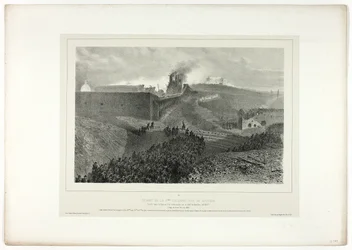 Departure of the Third Column, called the Support, from Souvenirs d’Italie: Expedition to Rome