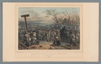 French Army Advances, 1832