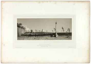 Opening the First Parallel, from Souvenirs d’Italie: Expédition de Rome