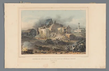 Ruins of the Church and the House of General Chassé, 1832 (Dessins faits d