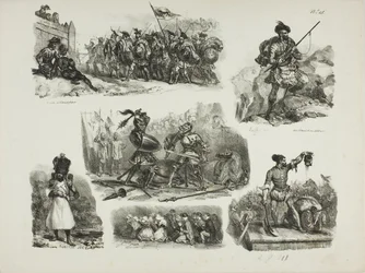 Sheet of Sketches