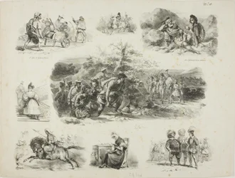 Sheet of Sketches