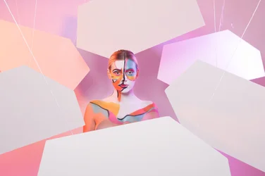 Vibrant Abstract Woman