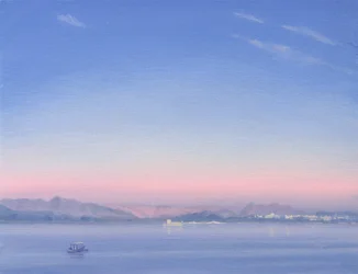 Dawn over Lake Piccola