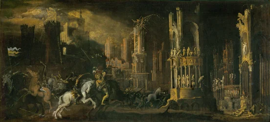 The Conversion of St. Paul in a Fantastic Landscape