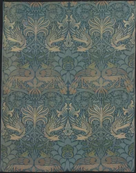 Panel Entitled Peacock and Dragon