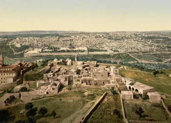 General View, Jerusalem, Holy Land, c.1890-c.1900