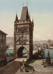 Old Town Bridge Tower, Prague, 1905