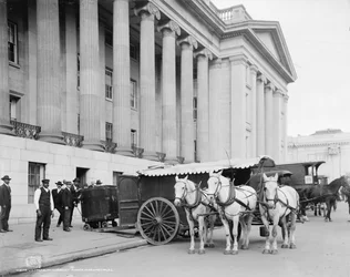 U.S. Treasury Currency Wagon, Washington, D.C., c.1906