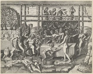 Wedding Feast of Cupid and Psyche (Middle Part)