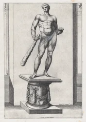 Speculum Romanae Magnificentiae: Hercules with the apples of the Hesperides