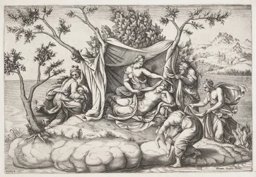 Latona Giving Birth to Apollo and Diana on the Island of Delos