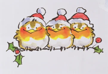 Christmas Robins
