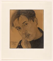 Self-Portrait (with Hand)