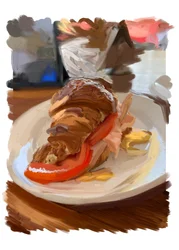 Croissant in Port, 2022