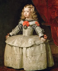 Portrait of the Infanta Margaret Theresa in a white Dress