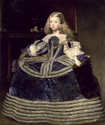Infanta Margarita Teresa in a Blue Dress