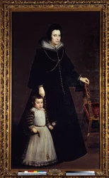 Portrait of Antonia de Ipenarrieta with her son Luis